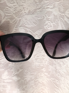 快抢捡漏特价一副黑色男女太阳眼镜墨镜超大框适合宽大脸实拍带标