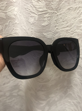 出口欧洲大牌范儿黑色大框女太阳眼镜墨镜实拍质量超好带原标配盒