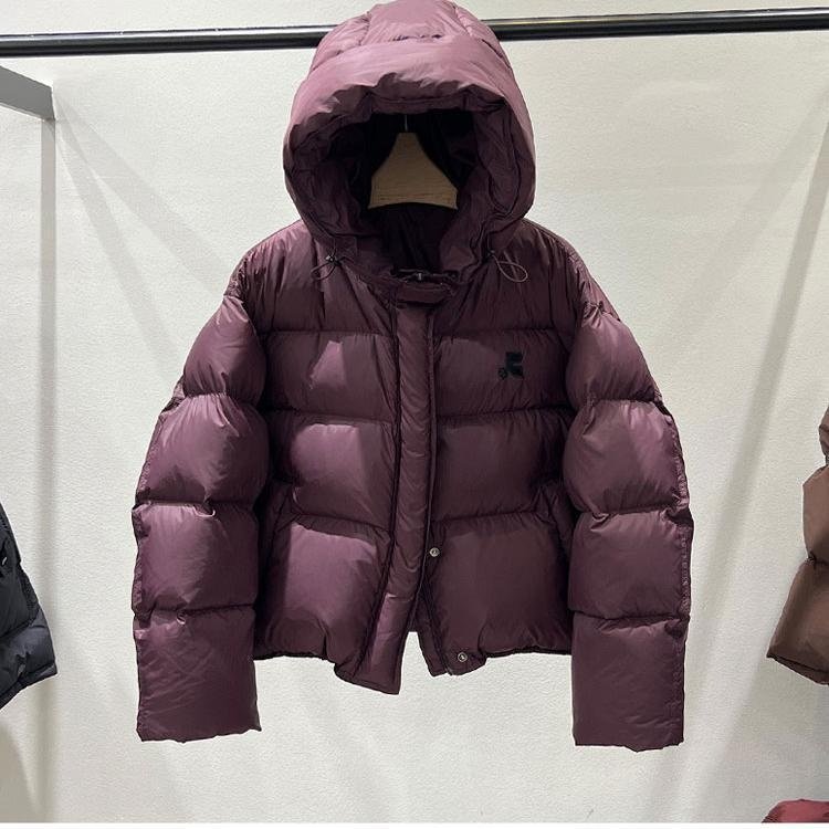 2026冬季女短款连帽加厚设计感韩版宽松面包服设计感印花百搭外套,淘宝优惠券,粉丝福利购,淘宝优惠卷