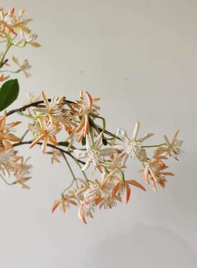 仿真PE米兰花单支宝石兰绣球山樱花逼真手感家居婚庆花艺装饰假花