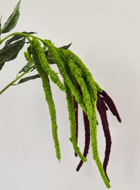 高品质垂鸡冠花客厅餐桌摆放花束假花装饰品轻奢软装插陈列造景