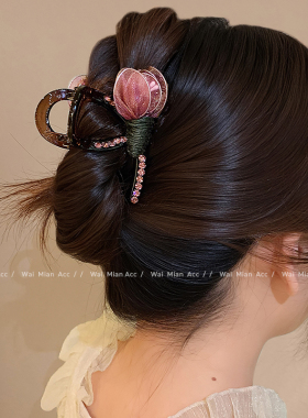 郁金香花中号抓夹女高级感