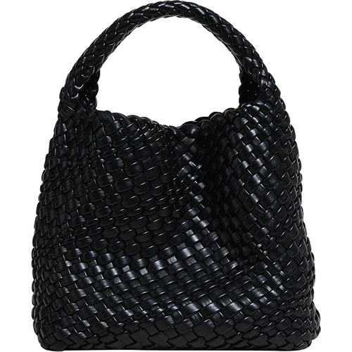 Высококачественная маленькая плетеная барсетка, модная демисезонная сумка через плечо, коллекция 2023