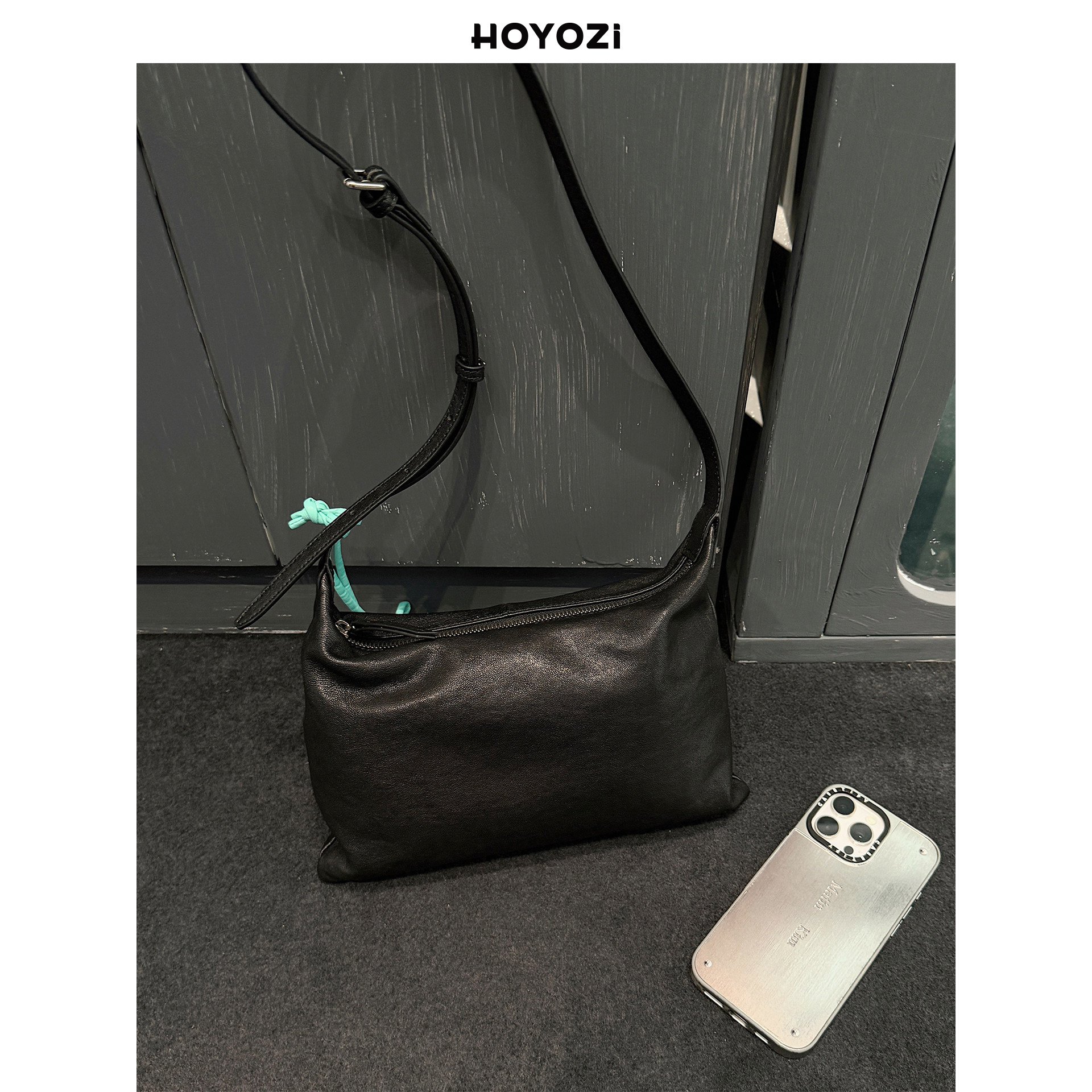 【小优家包包】HOYOZI植鞣真皮腋下包包女式2025新款手机单肩斜挎,淘宝优惠券,粉丝福利购,淘宝优惠卷