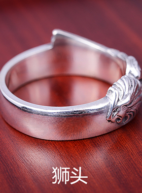 最终幻想8戒指霸气925泰银个性