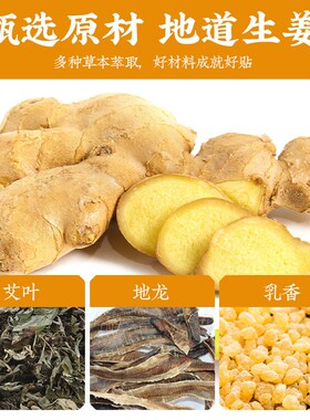 南京同仁堂绿金家园生姜艾叶贴亲肤透气热敷草灸颈椎膝盖肩颈腰背
