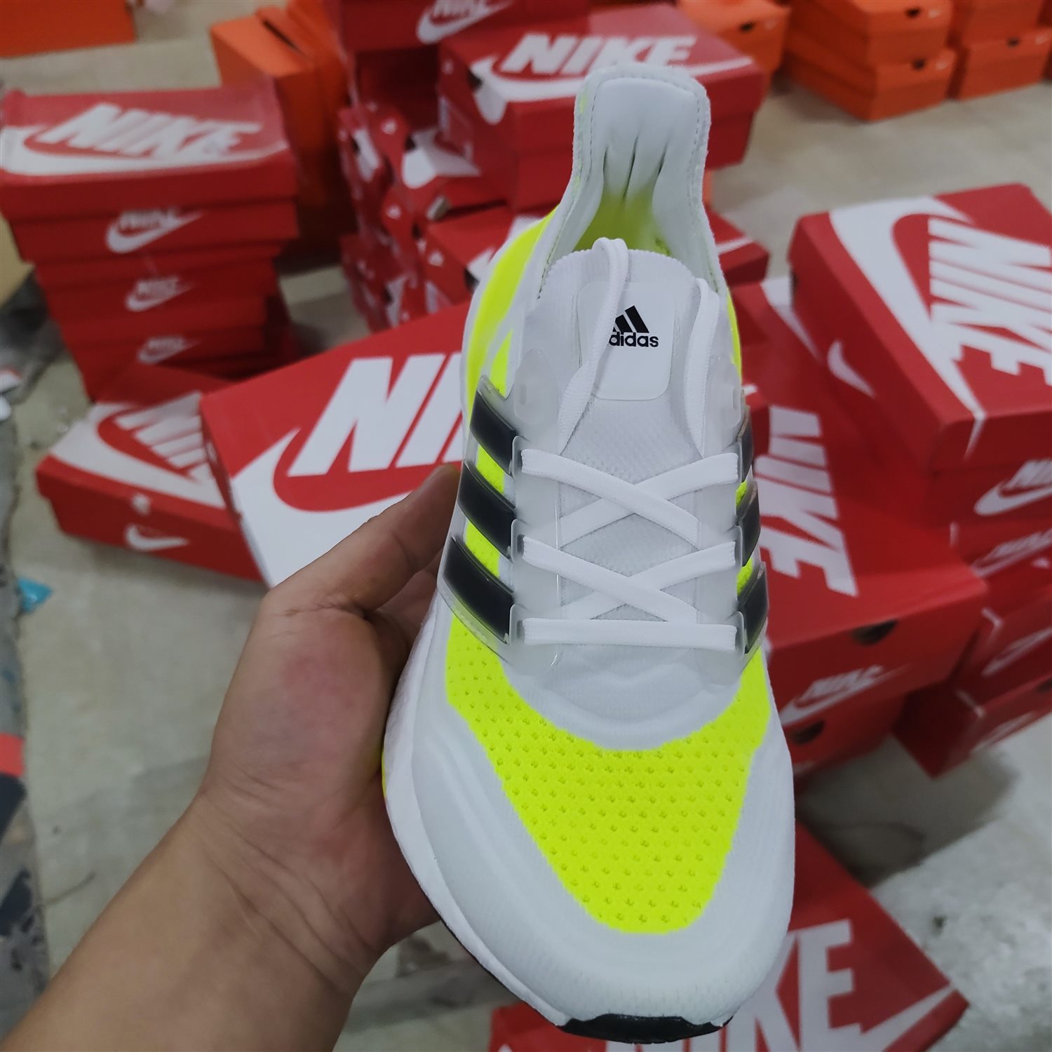 Adidas/阿迪达斯 ULTRABOOST UB大童女跑步运动鞋FZ2929 S23840 - 图0