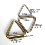 Большой металлический треугольный пряжка висят тяжелые предметы, висящие песчаные палаты палатка, мешок, пряжка, железная пряжка, пряжка, внутренний диаметр 4,8 см