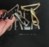 Phụ kiện phần cứng hành lý cao cấp súng màu / chrome / vàng nhẹ móc khóa móc khóa đường kính 3,7 cm - Phụ kiện hành lý
