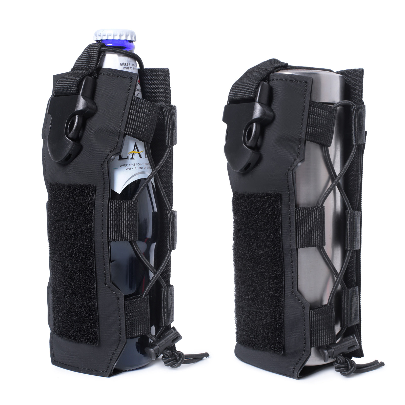 Elastic and adjustable water bottle hanging bag walkie talkie bag