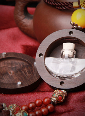 精雕木质挂饰佛头车内挂件