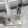 Can be used on the countertop and can be wall-mounted. The chopstick holder is moisture-proof and rust-proof.