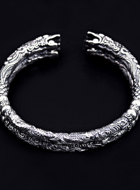 沙海张铭恩张日山张会长同款手镯双龙头会响老九门佛爷二响环复古