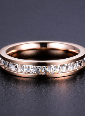 乐队王俊凯同款方形ins风戒指