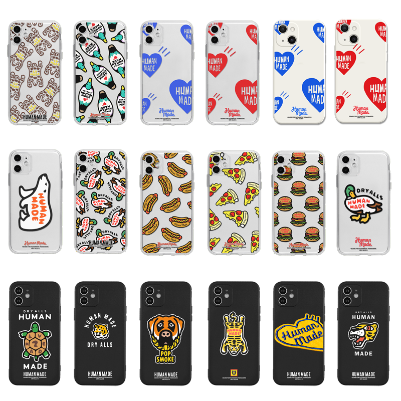 human made潮牌汉堡热狗原创意原创安卓透明拼贴网红个性软手机壳适用苹果17iphone14pro16maxs12xr11xs78p15 - 图3