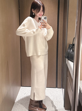 【韩国官网直邮】Partysu韩国代购正品女2025冬优雅珍珠项链&耳环