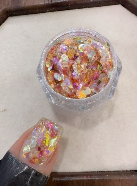 【美好的事】【心动】【千禧年代】青蓝美甲亮片欧泊高品爆闪亮片