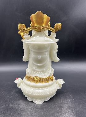 树脂夜光财神摆件财神