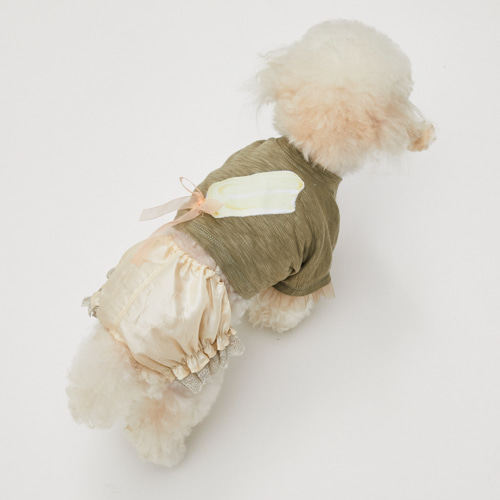 『Memory Pet』韩国代购louisdog宠物狗狗打底柔软内搭包臀背带裤 - 图3