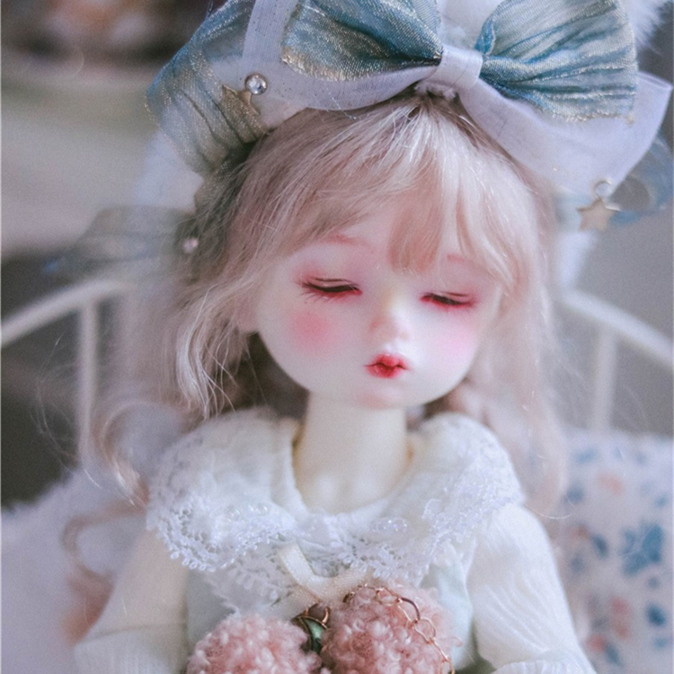 USDOLL原创正版1/6BJD娃娃SD女体人形玩偶6分天使体BB裸娃 小月牙 - 图1