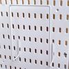 Perforated board letter rack notebook storage compatible with one store