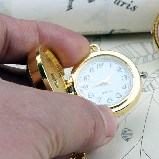 学生怀表男韩版儿童动漫奥特曼可旋转复古翻盖石英项链可爱小挂表