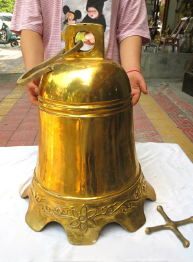 精工学校警钟长鸣仿古风光面挂件