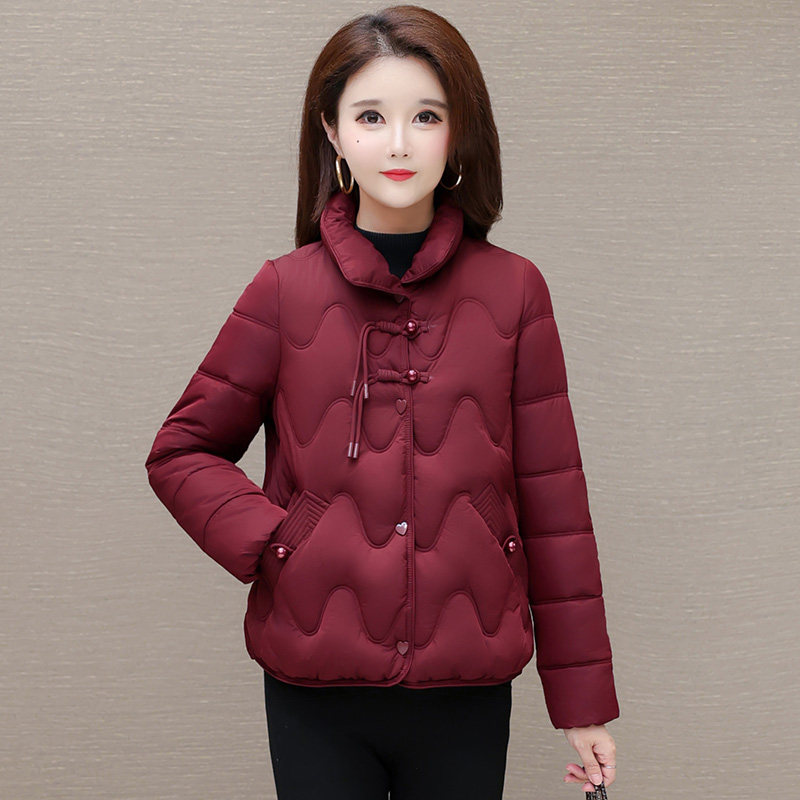 短款棉服女2024新款冬季加厚时尚洋气小个子羽绒棉袄妈妈棉衣外套,淘宝优惠券,粉丝福利购,淘宝优惠卷