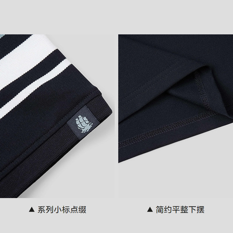 【礼盒可选】海澜之家父亲节礼物条纹短袖