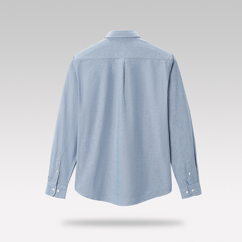 hla /海澜之家牛津纺纯色长袖衬衫 海澜之家衬衫