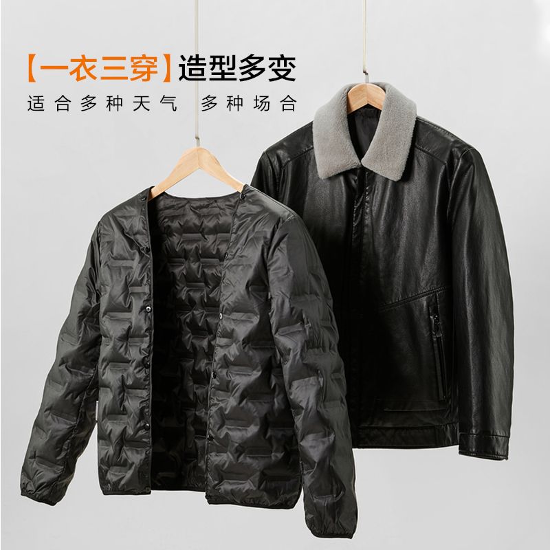 hla /海澜之家羊毛毛领21冬羽绒服 海澜之家羽绒服