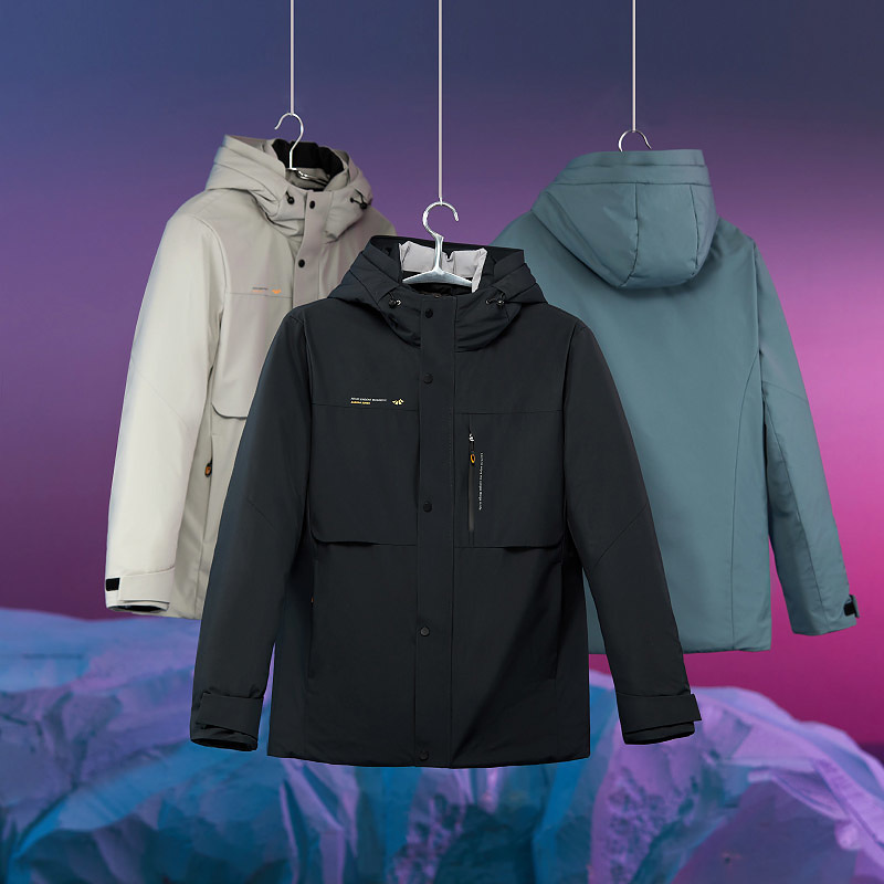 海澜之家周杰伦同款极光鹅绒羽绒服 海澜之家羽绒服