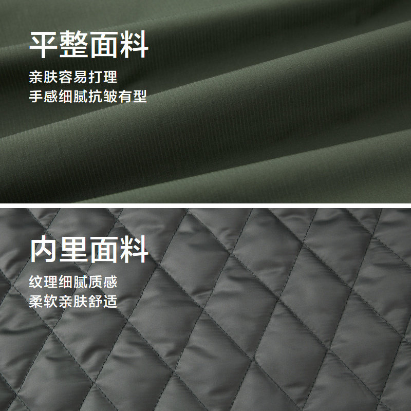 HLA/海澜之家轻商务航天系列棉服24秋冬新精致贴布绣立领外套男,淘宝优惠券,粉丝福利购,淘宝优惠卷