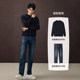 Heilan House light business mulberry silk knitted sweater for men