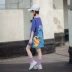 Áo thun bé gái dài mùa hè 2019 nữ lớn trẻ em tay ngắn Quần áo trẻ em nước ngoài Hàn Quốc áo cotton trẻ em cha mẹ - Áo thun