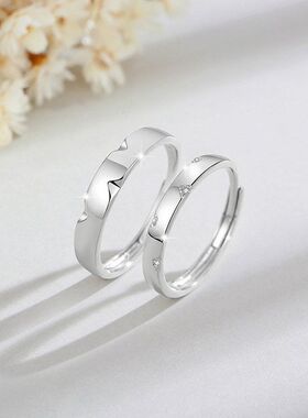 银铭品锆石莫比ins999足银男女