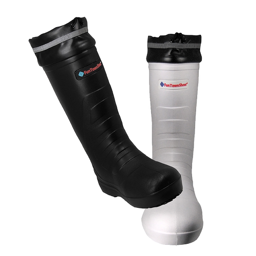 范特仕FunTownShoes安全防水防滑防砸鞋靴奶厂牧场轻便高帮筒5000 - 图3