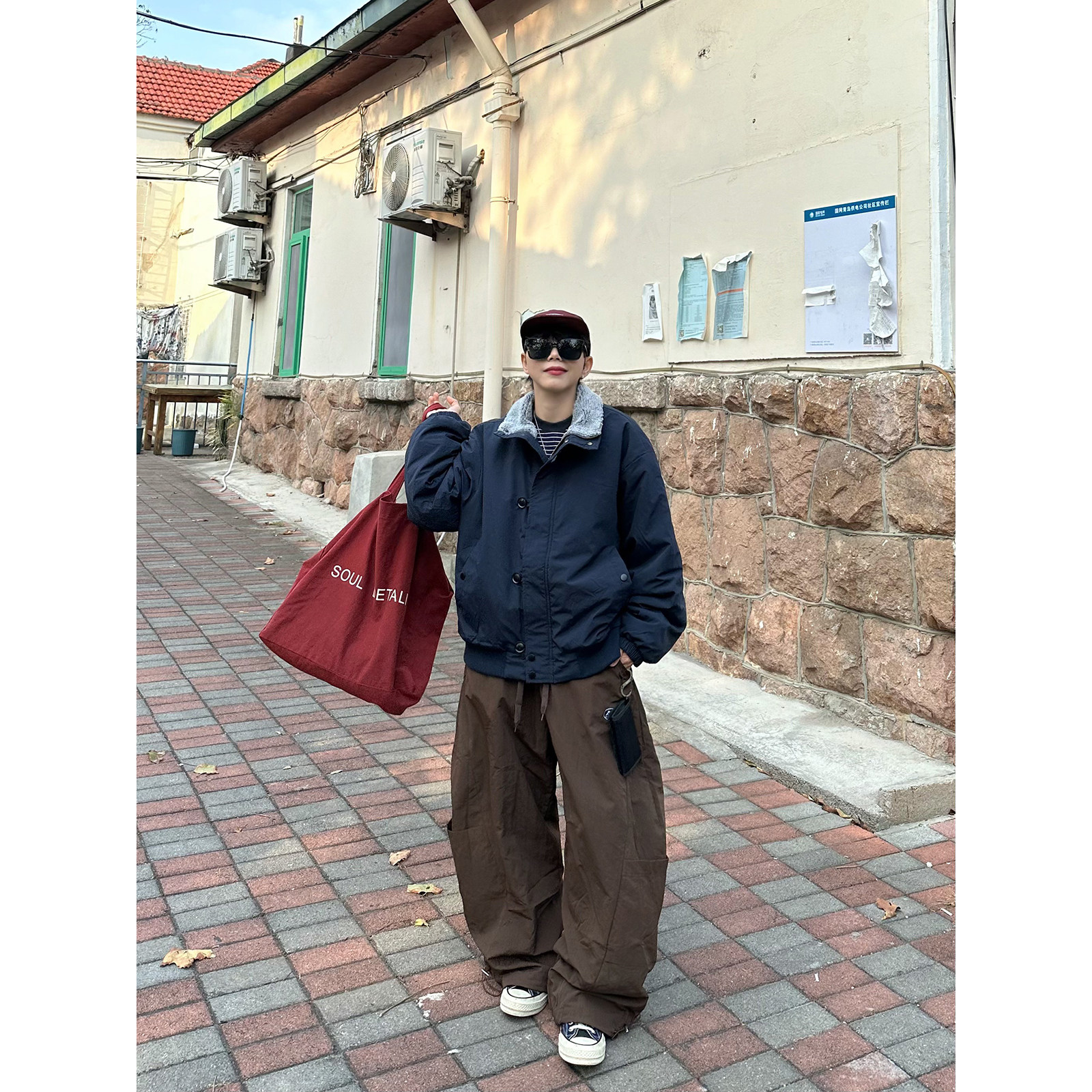 XBRO日系复古冬季bf短款羊羔绒保暖加厚棉服男女立领棉衣工装棉袄,淘宝优惠券,粉丝福利购,淘宝优惠卷