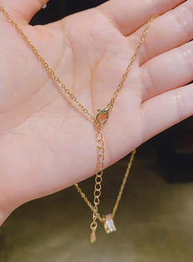 【真金保色】法式轻奢新款项链直播间2023潮锁骨链网红ins冷淡风