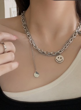 冷淡风情侣不掉色锁骨链