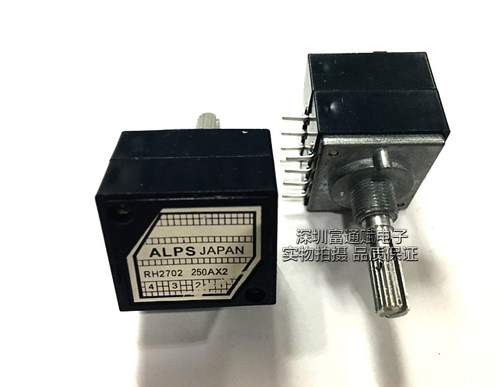 皇冠发烧级ALPS电阻步进式27型双联音量电位器RH2702-250KA指数型 - 图3