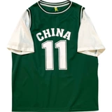 Летний трендовый универсальный спортивный костюм, баскетбольная футбольная форма, футболка с коротким рукавом, комплект, в корейском стиле, свободный крой