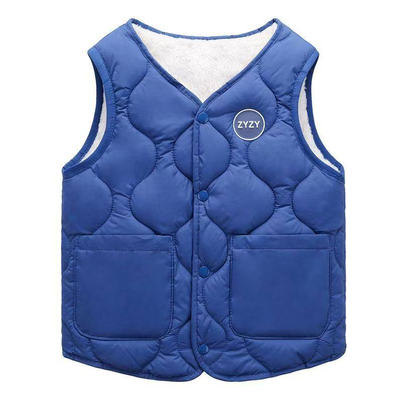 新款秋冬加厚儿童马甲加绒棉背心男女保暖宝宝马夹中大童校服坎肩,淘宝优惠券,粉丝福利购,淘宝优惠卷