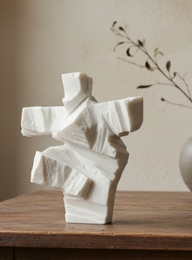 侘寂风人物艺术雕塑摆件