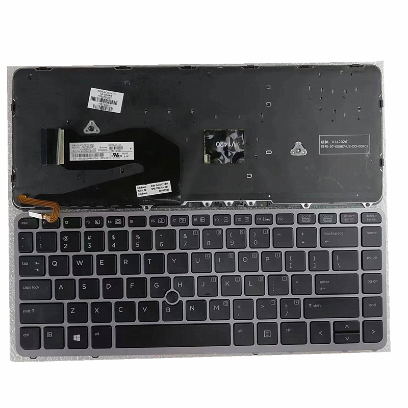 惠普HP Elitebook 840 740 745 850 750 755 G1 G2键盘Zbook 14-图2