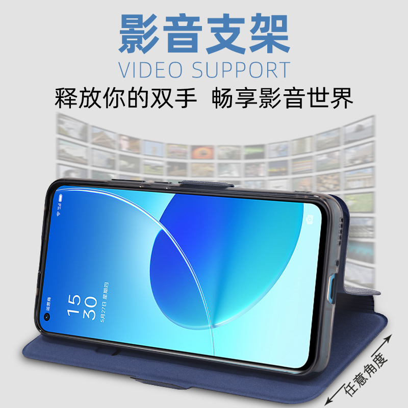 莫凡opporeno6手机壳RENO6PRO全包防摔保护套0pp0reno6硅胶oppreno6pro+翻盖式皮套男款女外壳新款外套配件 - 图2