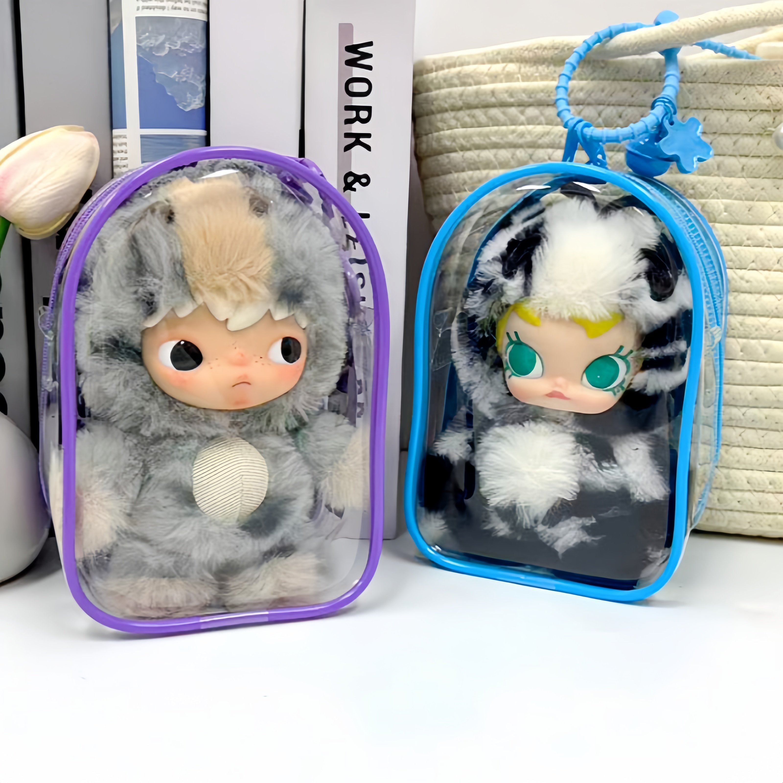 泡泡玛特马力全开高透遛娃包新年限定18cm加宽版防尘收纳15cm仓包,淘宝优惠券,粉丝福利购,淘宝优惠卷