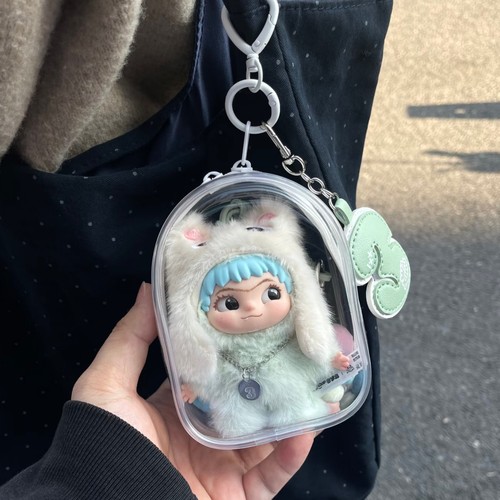 WAKUKU三代娃包哇库库立刻开挂吧遛娃包毛绒挂件保护套12cm小仓包 - 图1