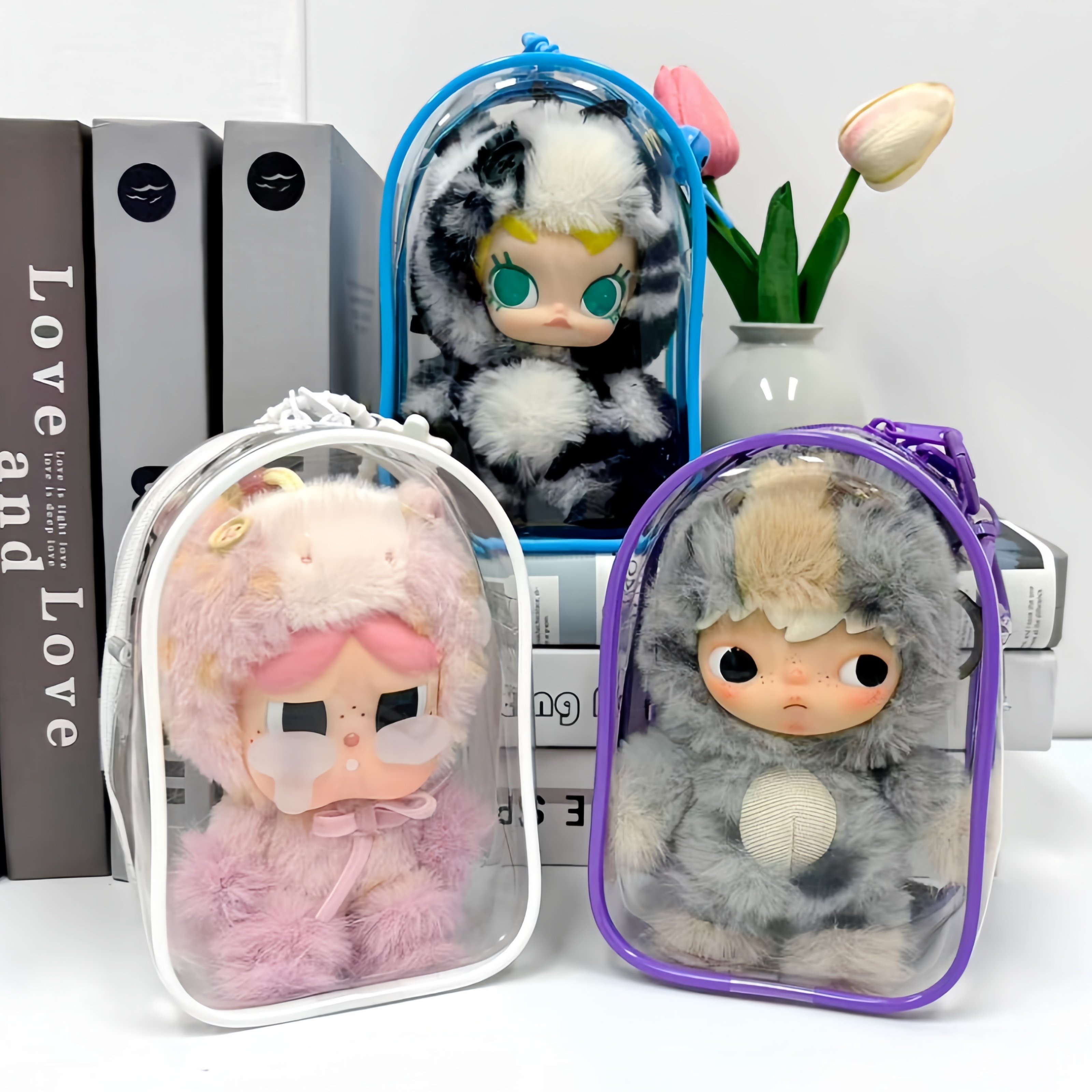 泡泡玛特马力全开高透遛娃包新年限定18cm加宽版防尘收纳15cm仓包,淘宝优惠券,粉丝福利购,淘宝优惠卷