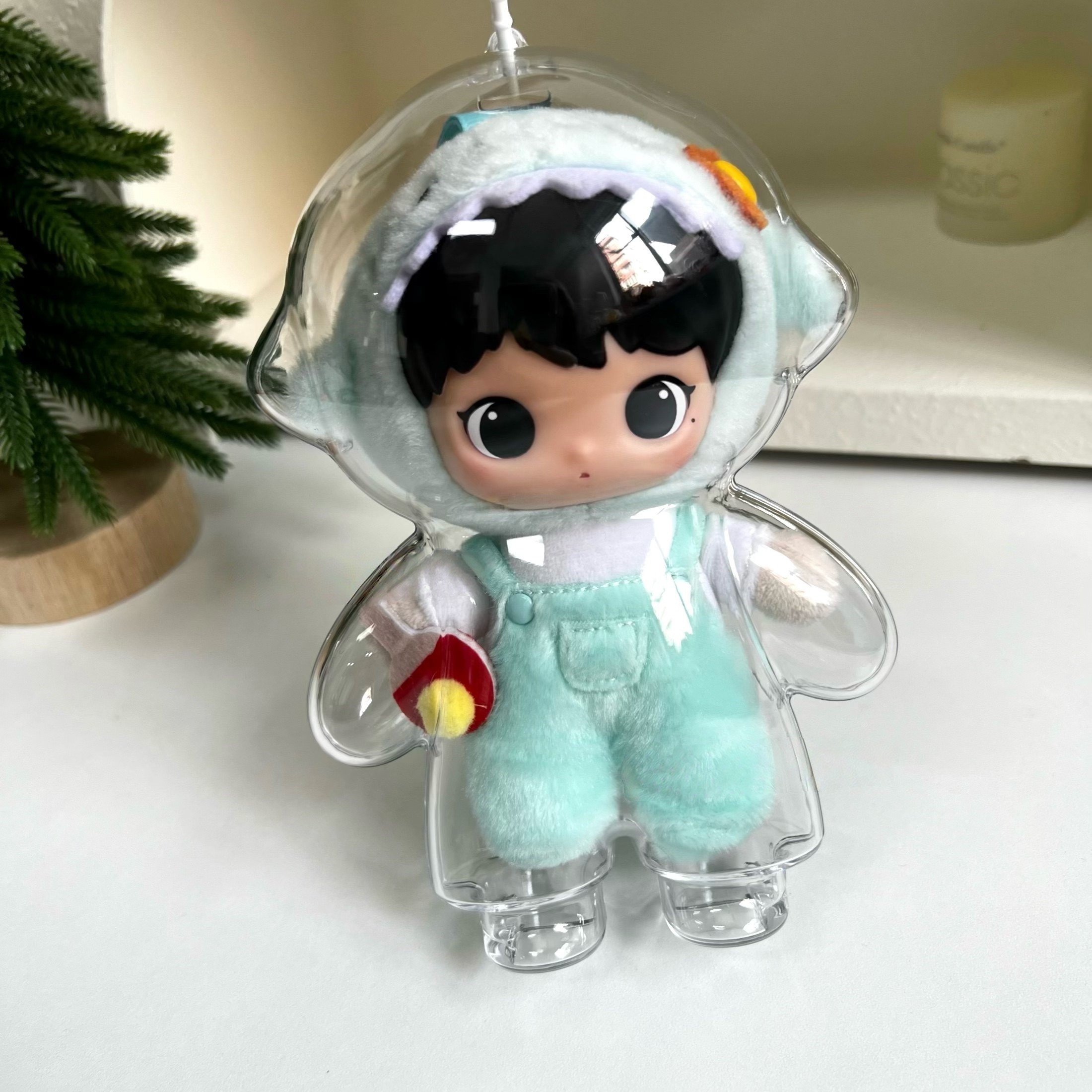 孙颖莎丝塔芙联名娃娃保护壳周边莎莎搪胶毛绒挂件保护套娃包防尘,淘宝优惠券,粉丝福利购,淘宝优惠卷